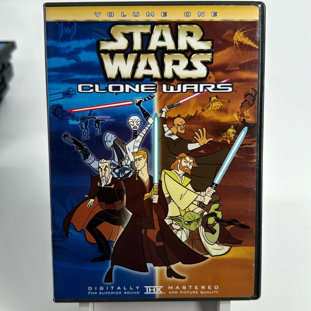 Star Wars Clone Wars Volume One on DVD.